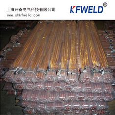 CHINA Manufactured Copper Ground Rod, diameter 17.2mm, 3/4&quot;, 2.4m length proveedor