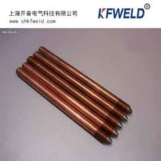 CHINA Manufactured Copper Ground Rod, diameter 17.2mm, 3/4&quot;, 2.4m length proveedor