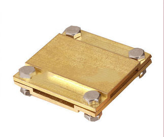 Ground Cable to Cable Cross Square Clamp, Copper material, Good electric conduction proveedor