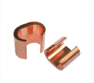 Copper C cable clamp, Copper material, Good electric conduction proveedor