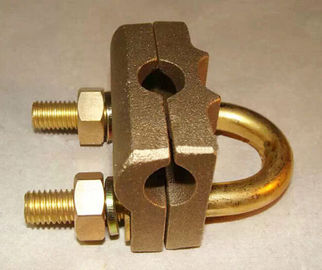 Type “U” Bolt Rod to Tape Clamp, Copper material, Good electric conduction proveedor