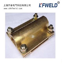 Ground Tape to Tape Cross Square Clamp, Copper material, Good electric conduction proveedor