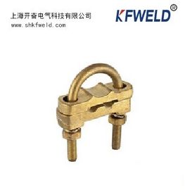 Ground Tape to Tape Cross Square Clamp, Copper material, Good electric conduction proveedor