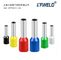 Electrical E Tube Type Insulated Ferrule Terminal, Wire Crimp Tube Sleeve E series Pipe Pin Insulated Cord End Terminals proveedor